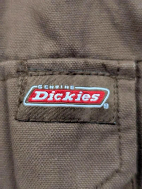 Dickies veste workwear vintage marron canvas doublée capuche XXL oversize – Dickies – taille XXL 4