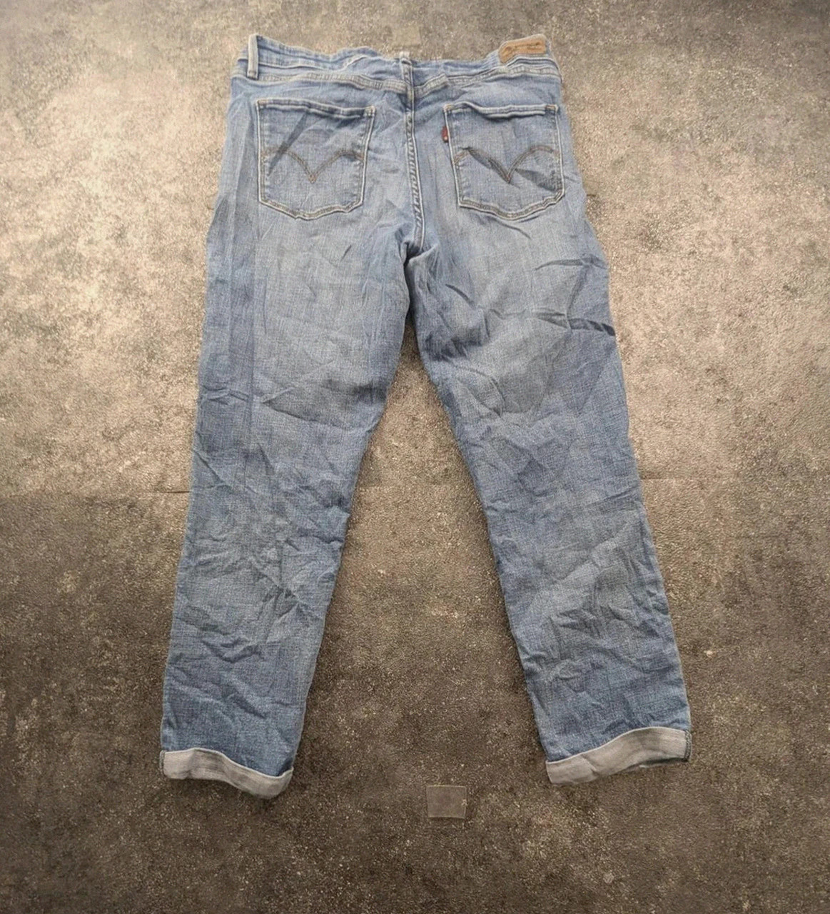 👖 Jean Levi's Mid Rise Skinny original en denim bleu clair délavé M – Levi's – taille M / 38 / 10 3