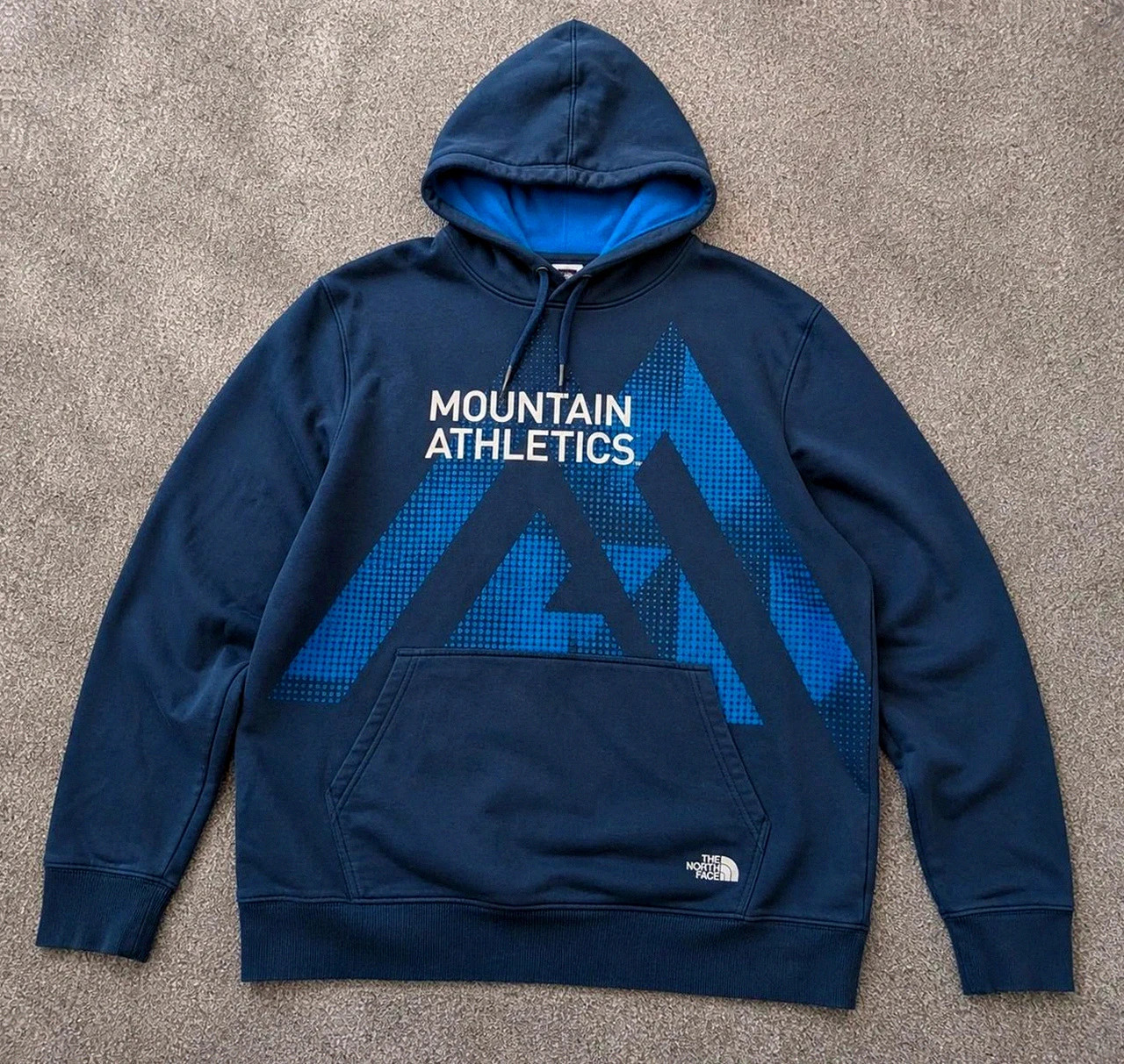 Hoodie The North Face homme L bleu marine outdoor gorpcore streetwear sport Tnf