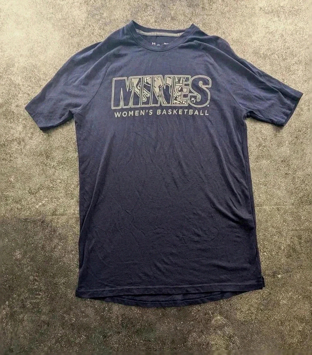 t shirt under armour minnesota women’s basketball streetwear Us sport training bleu taille s