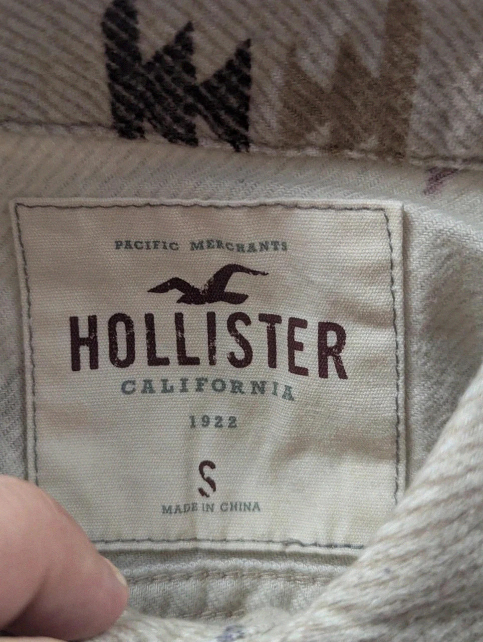 Chemise Pacific Merchants Hollister California 1922 Southwestern Aztec Western 100% coton – S – Hollister – taille S 5