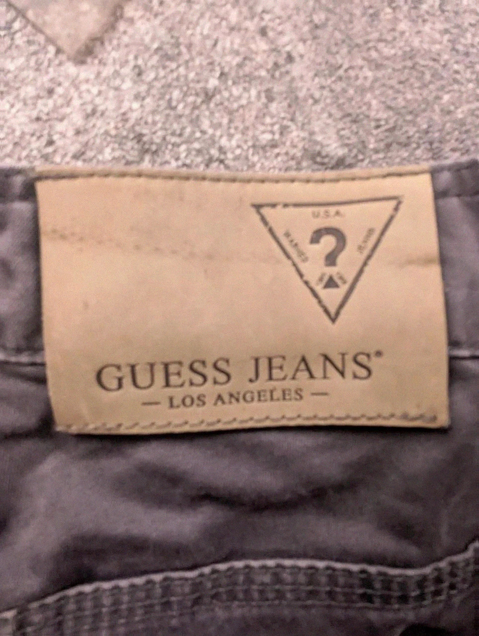 Jeans Guess Double Knee W34 env. gris distressed carpenter workwear Y2K – GUESS – taille W34 | FR 44 4