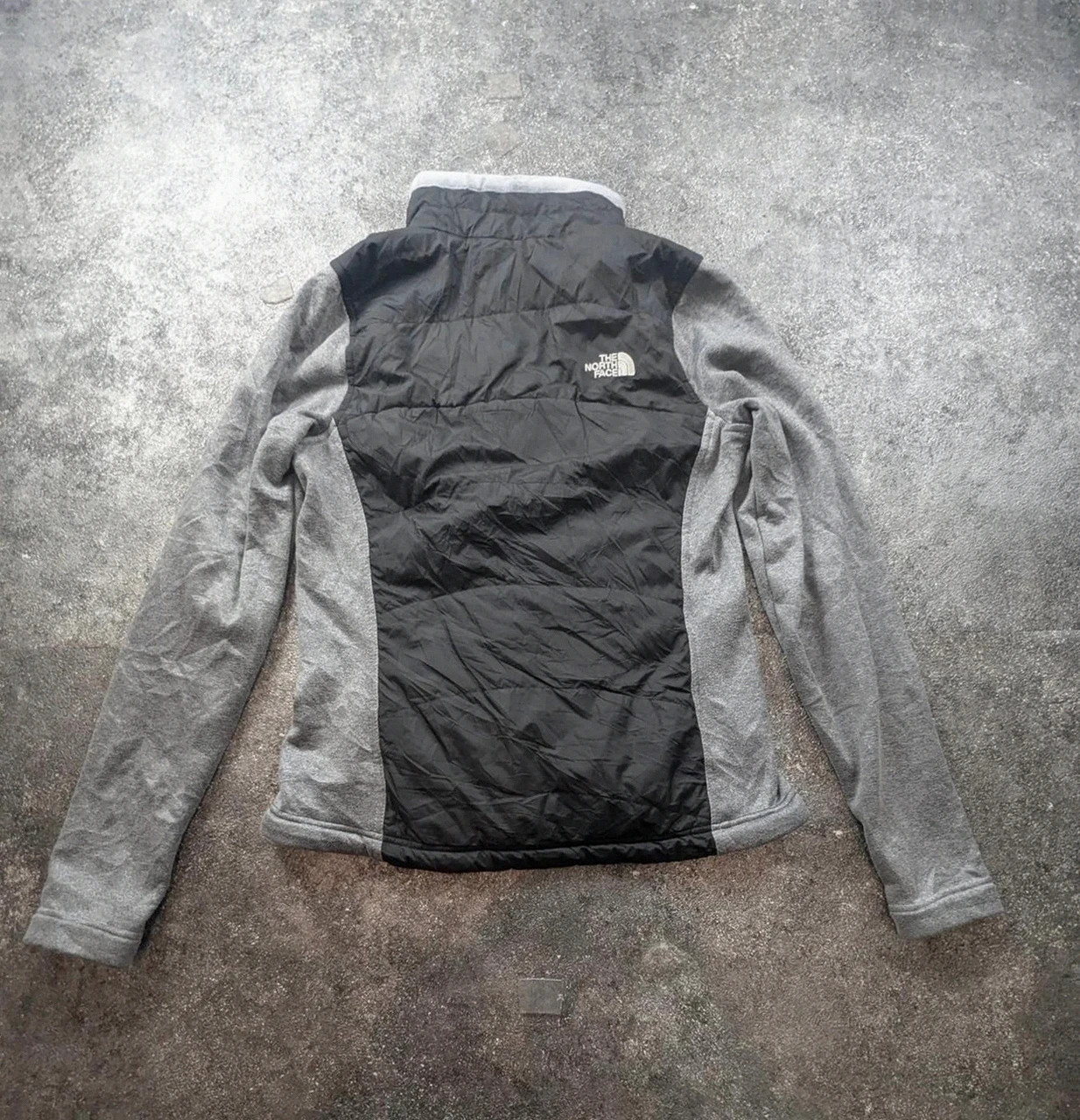 The North Face Veste Polaire Hybride Femme S Noir Gris Matelassée Outdoor Randonnée Trekking – The North Face – taille S / 36 / 8 4