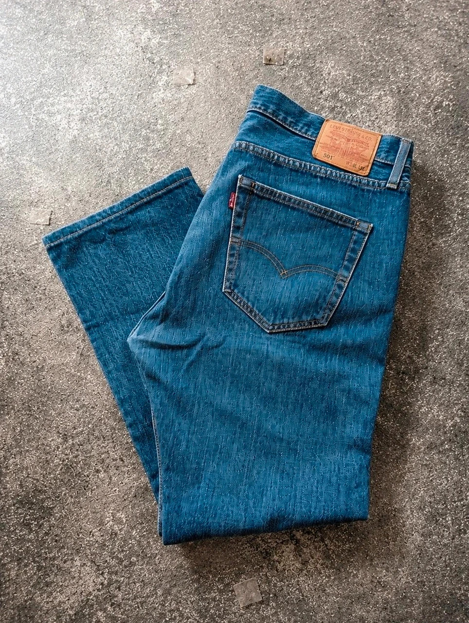 Levi’s 501 Premium W36 L32 Jean Homme Bleu Straight Regular Vintage Denim