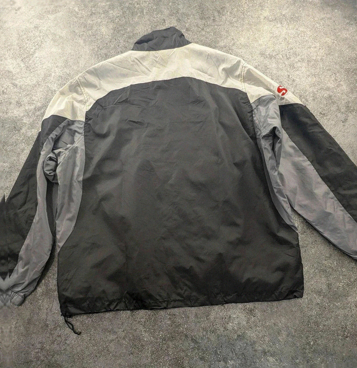 Veste Nfl Carolina Panthers coupe vent Reebok gris noir Xl – Reebok – taille XL 2