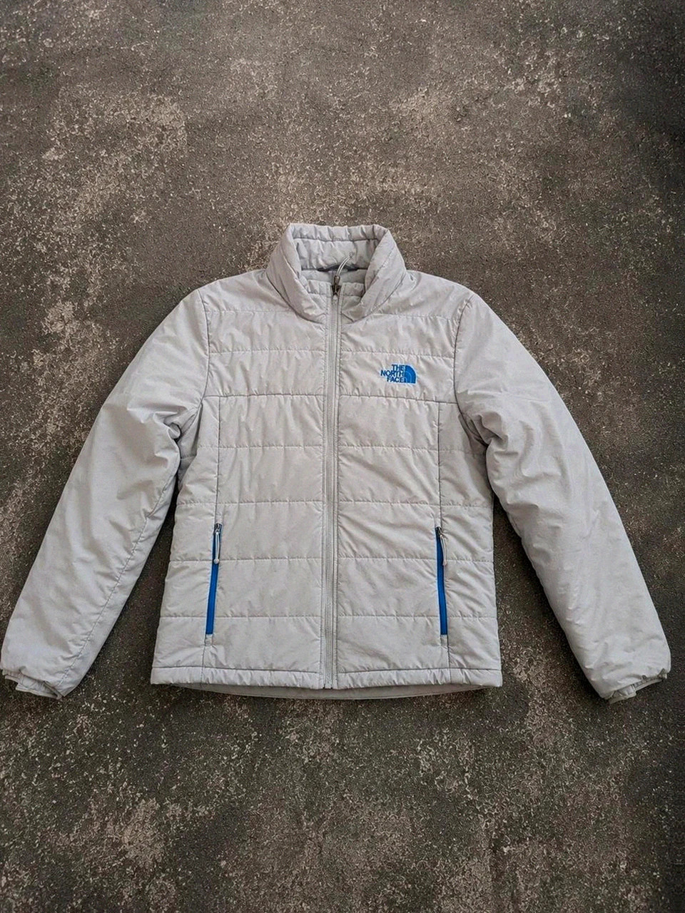The North Face Doudoune Matelassée Homme S Gris Clair Outdoor Randonnée Streetwear Gorpcore