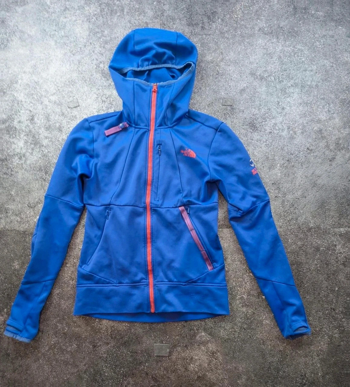 The North Face Steep Series Softshell Femme Xs Bleu Capuche Polaire Outdoor Ski – The North Face – taille XS / 34 / 6 2