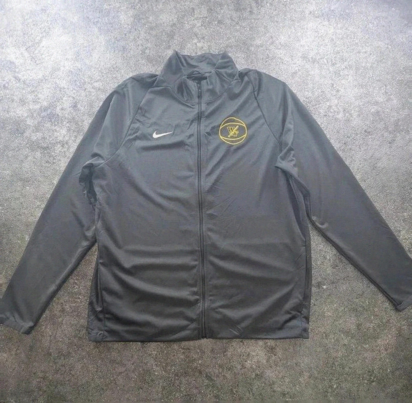 Veste noire Nike Dri-Fit brodé Wf sport zip training streetwear taille L en