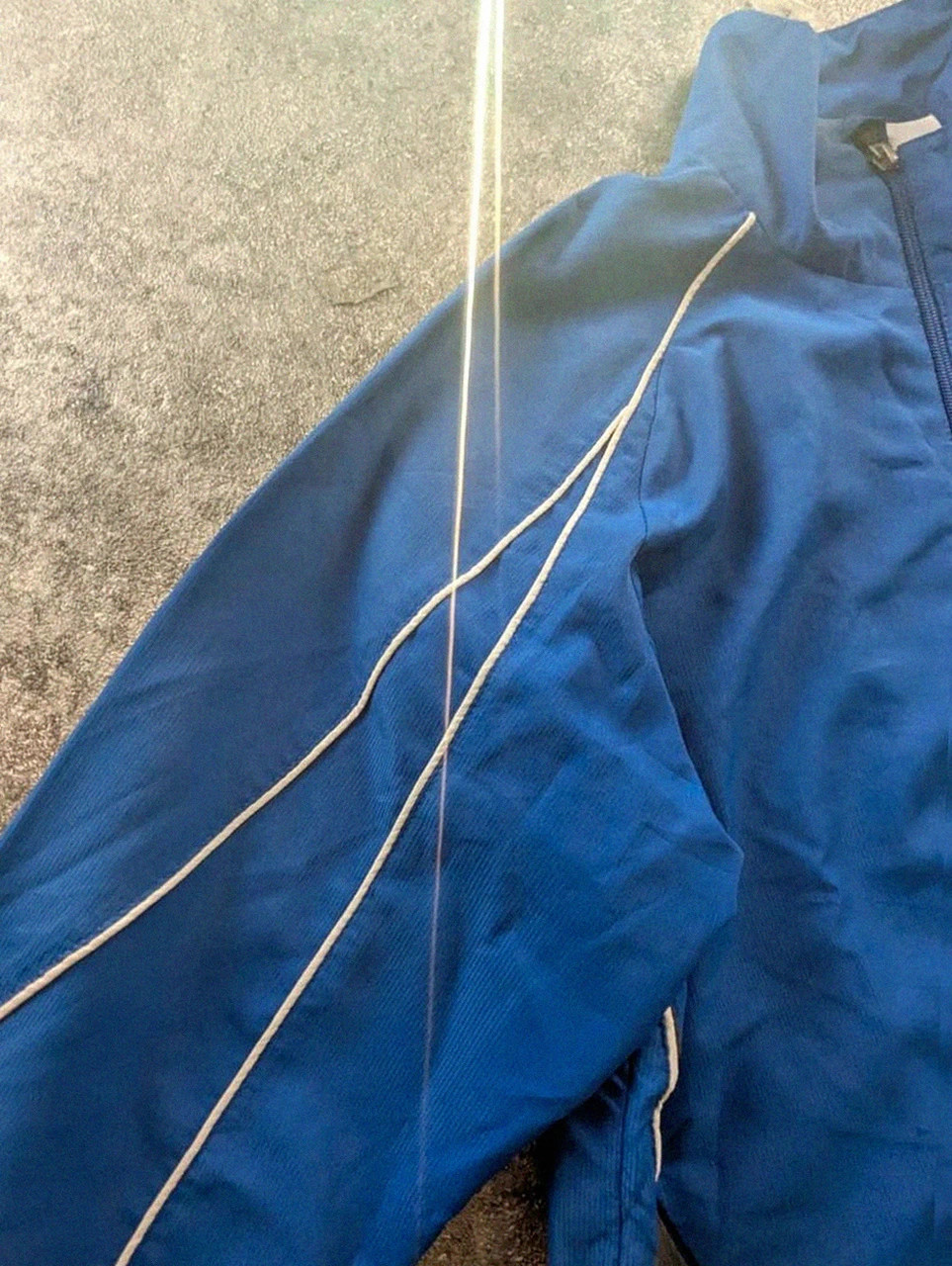 Veste vintage bleue Reebok zip sport streetwear logo brodé taille S – Reebok – taille S 3
