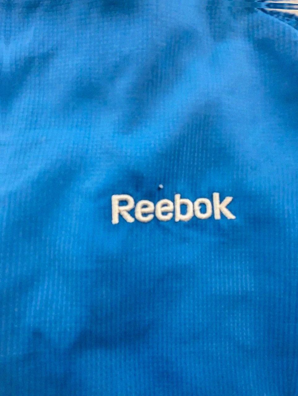 Veste vintage bleue Reebok zip sport streetwear logo brodé taille S – Reebok – taille S 4