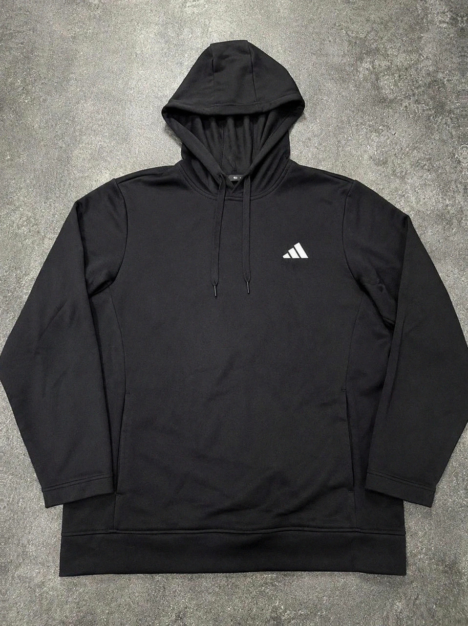 Hoodie Adidas noir L – sweat à capuche minimaliste Performance training sportswear