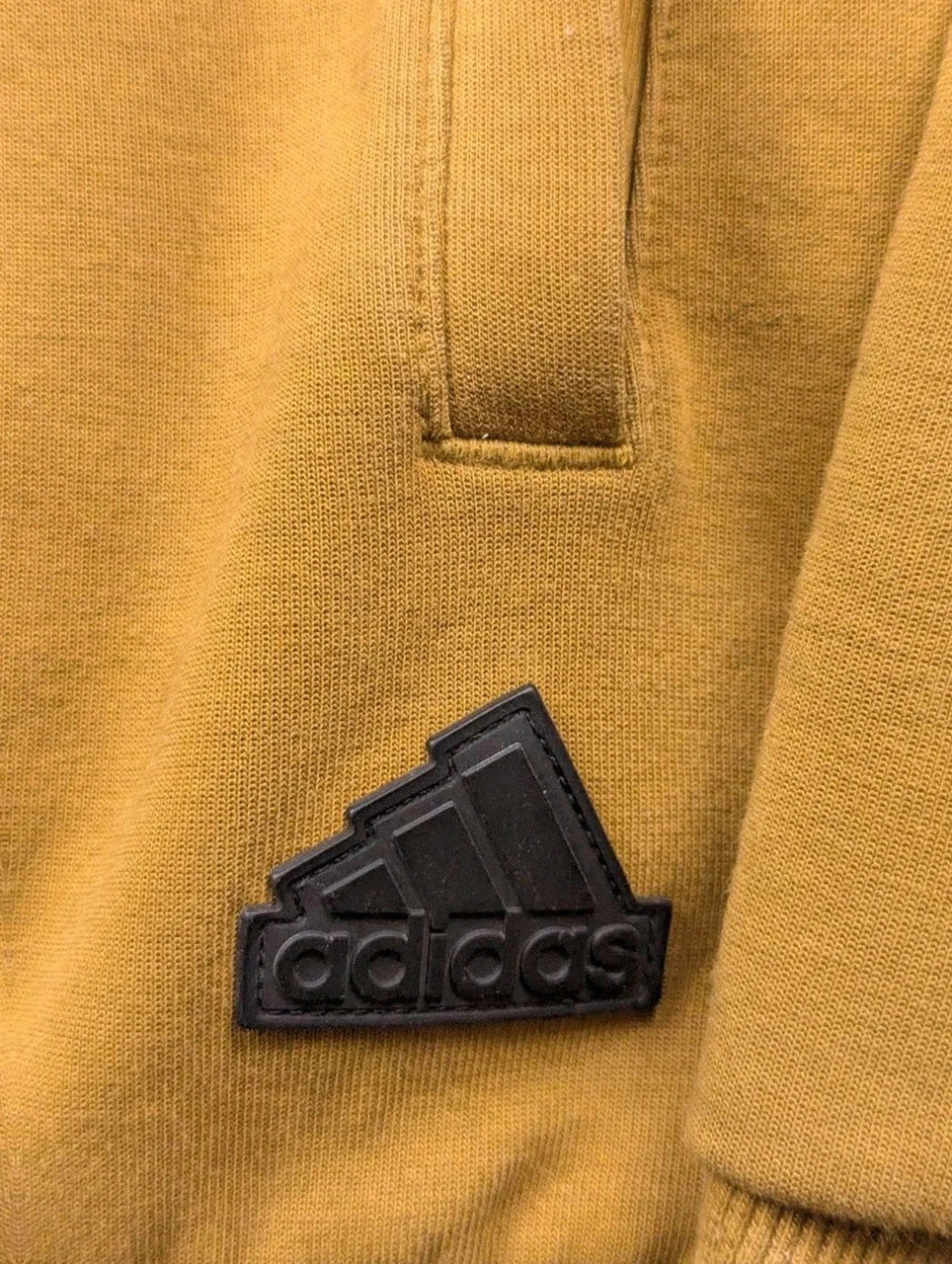 Adidas veste bomber zippée camel moutarde M – Grand logo 3D – Streetwear Y2K – adidas – taille M 5