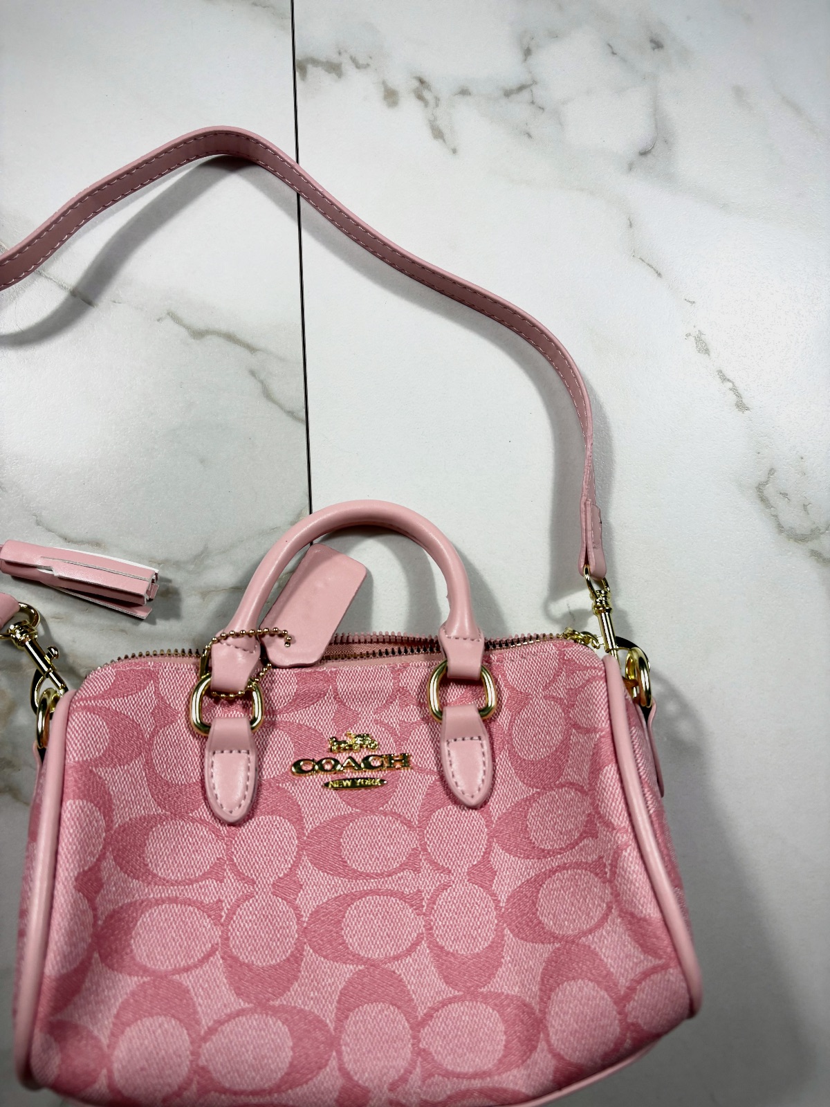Sac à bandoulière rose coach femme  – Coach 7