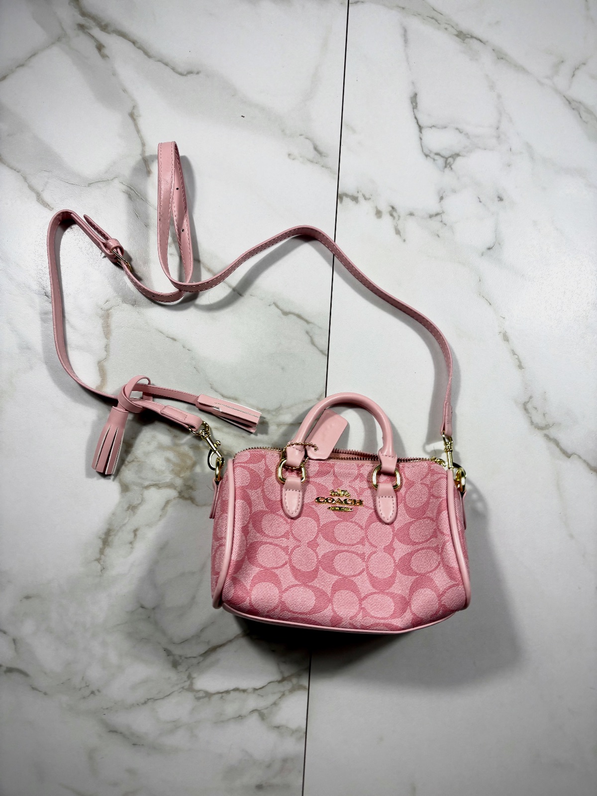 Sac à bandoulière rose coach femme  – Coach 3