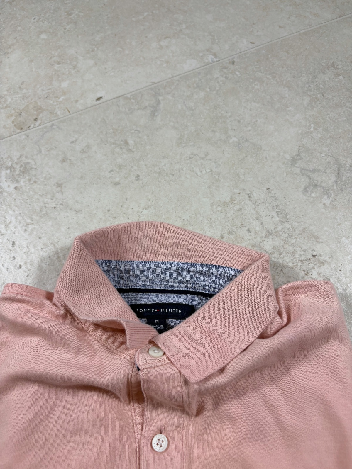 Polo Tommy Hilfiger rose – Tommy Hilfiger – taille S 5