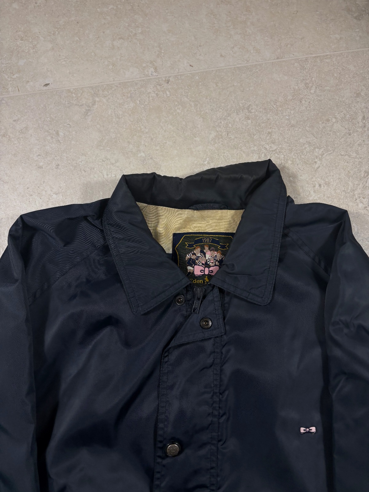 Veste Eden Park bleu marine vintage  – Eden Park – taille XL 6