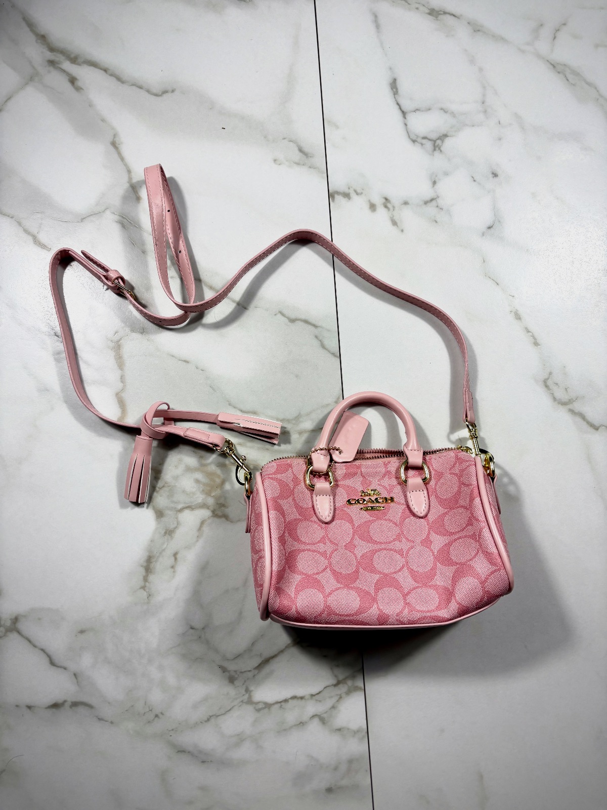 Sac à bandoulière rose coach femme  – Coach 2