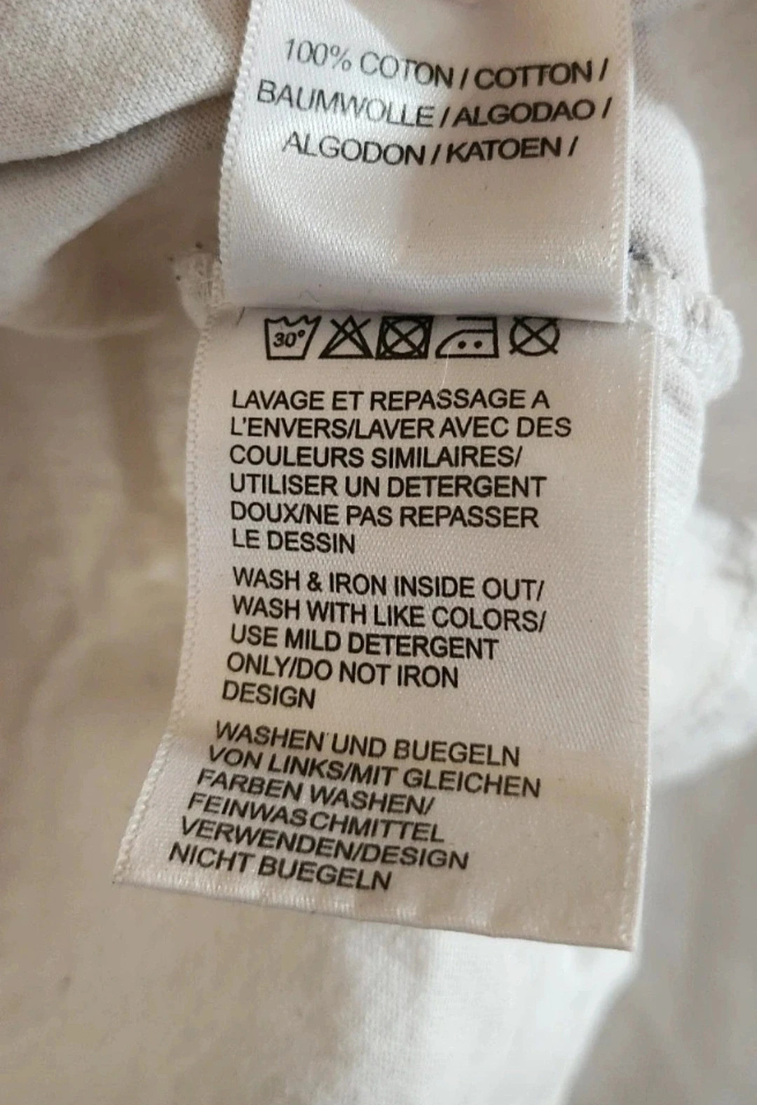 T-shirt Airness homme blanc – Taille M – 100% coton – Motif graphique – Airness – taille M 4