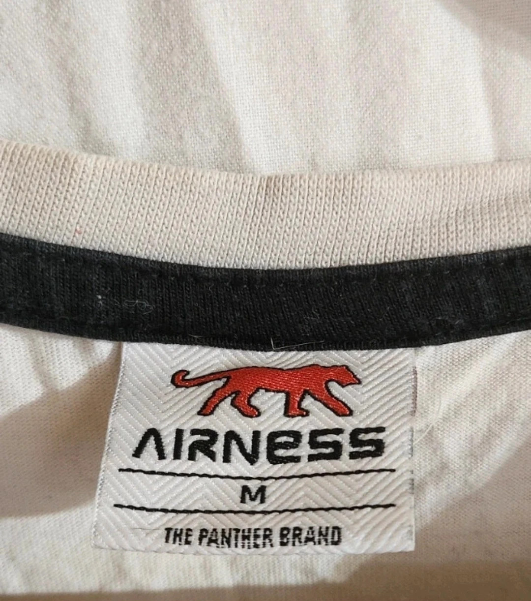 T-shirt Airness homme blanc – Taille M – 100% coton – Motif graphique – Airness – taille M 2