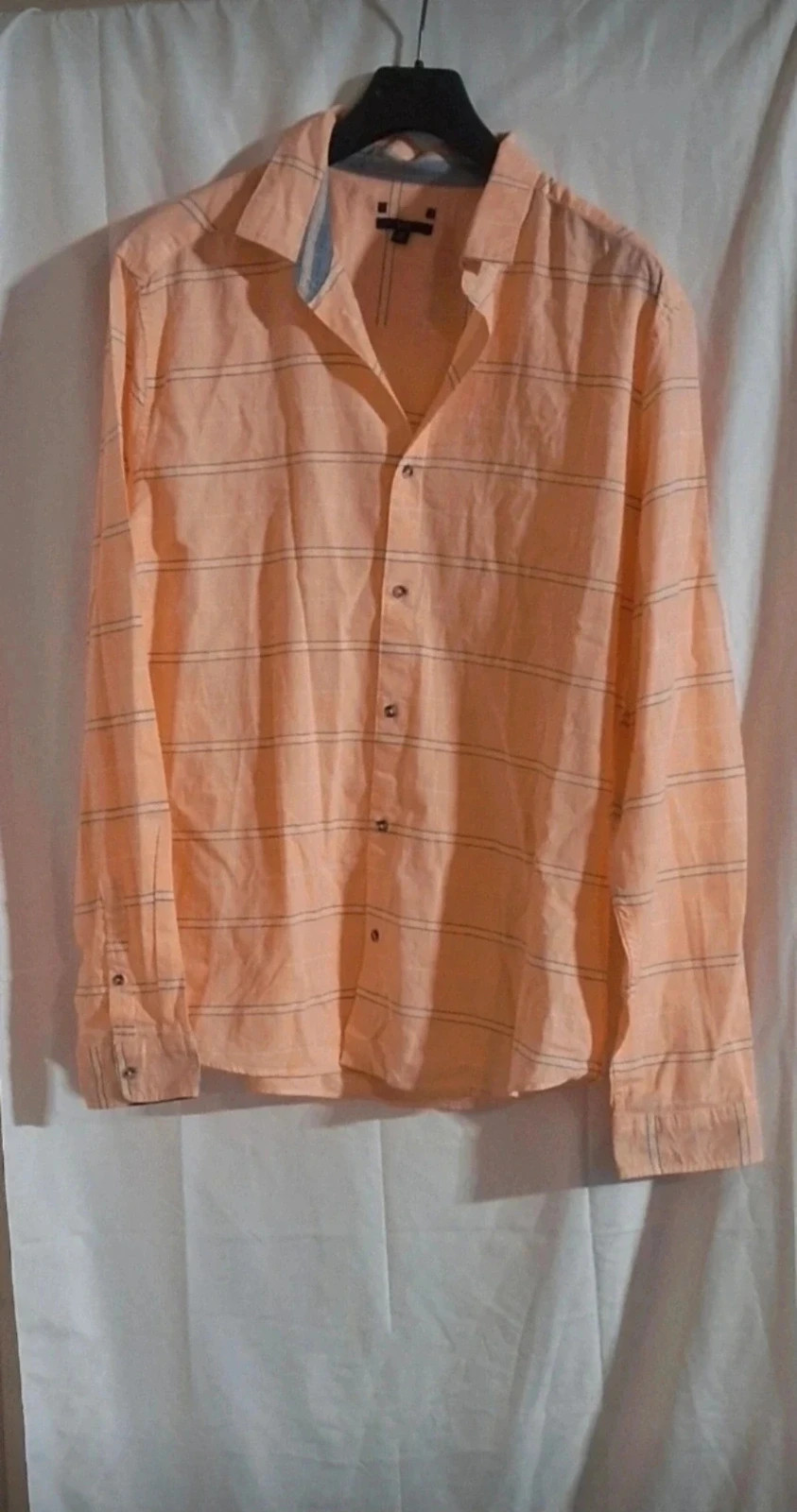 Chemise homme - kiabi slim fit orange rayée – XXL