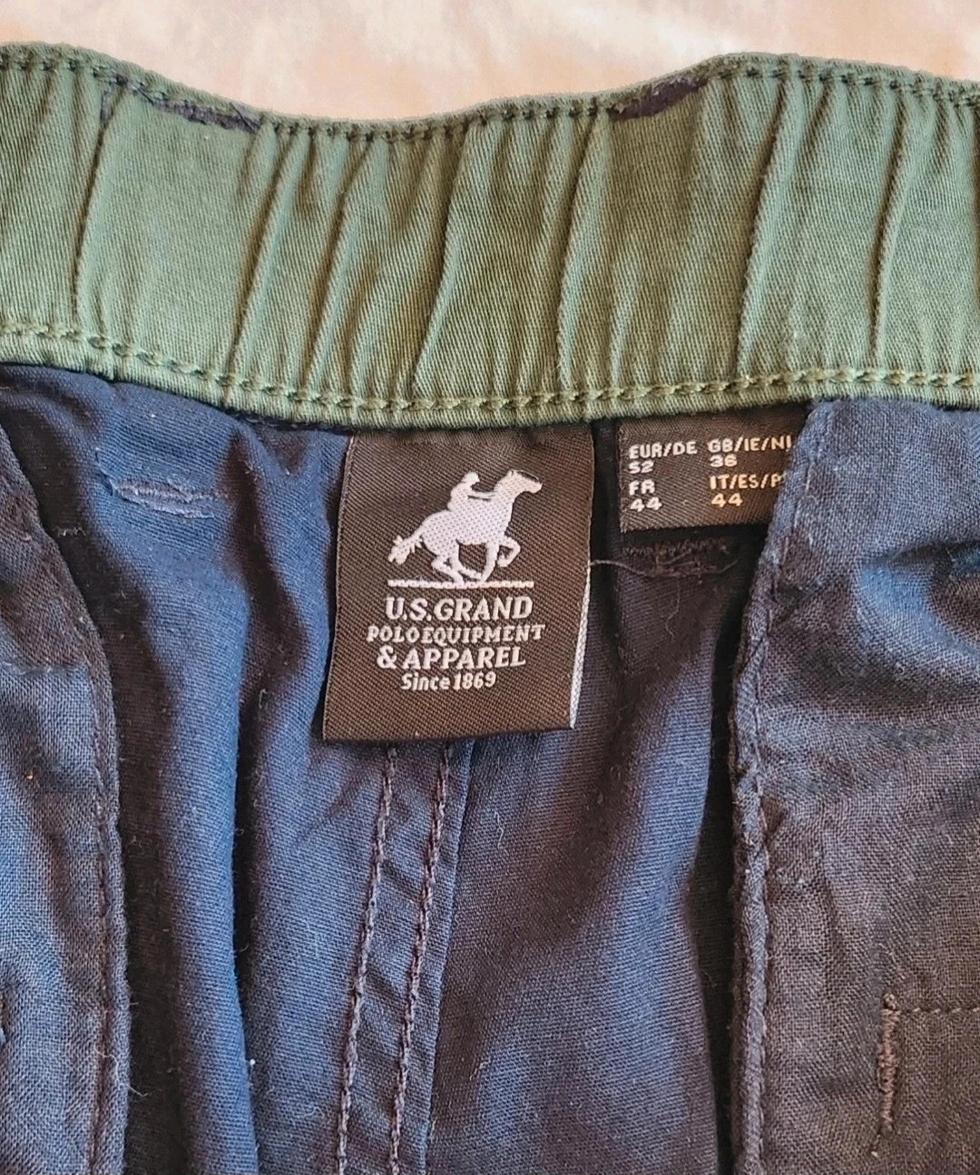 Short - Marque U.S. Grand - couleur bleu marine – taille 44 – U.S. GRAND – taille XXL 2