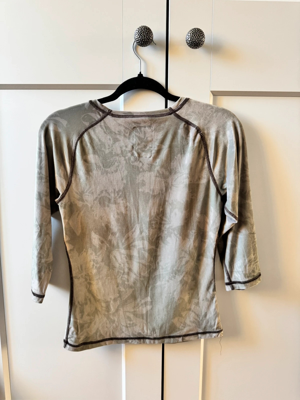Top vintage extensible en velours effet délavé y2k vibe – Vintage Dressing – taille S / 36 / 8 2