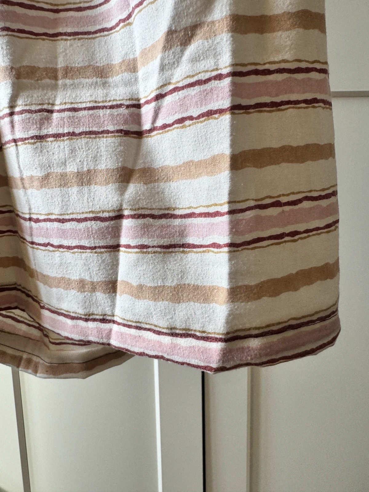 Short/Bermuda baggy rayé fait main en coton – Fait Main – taille S / 36 / 8 3