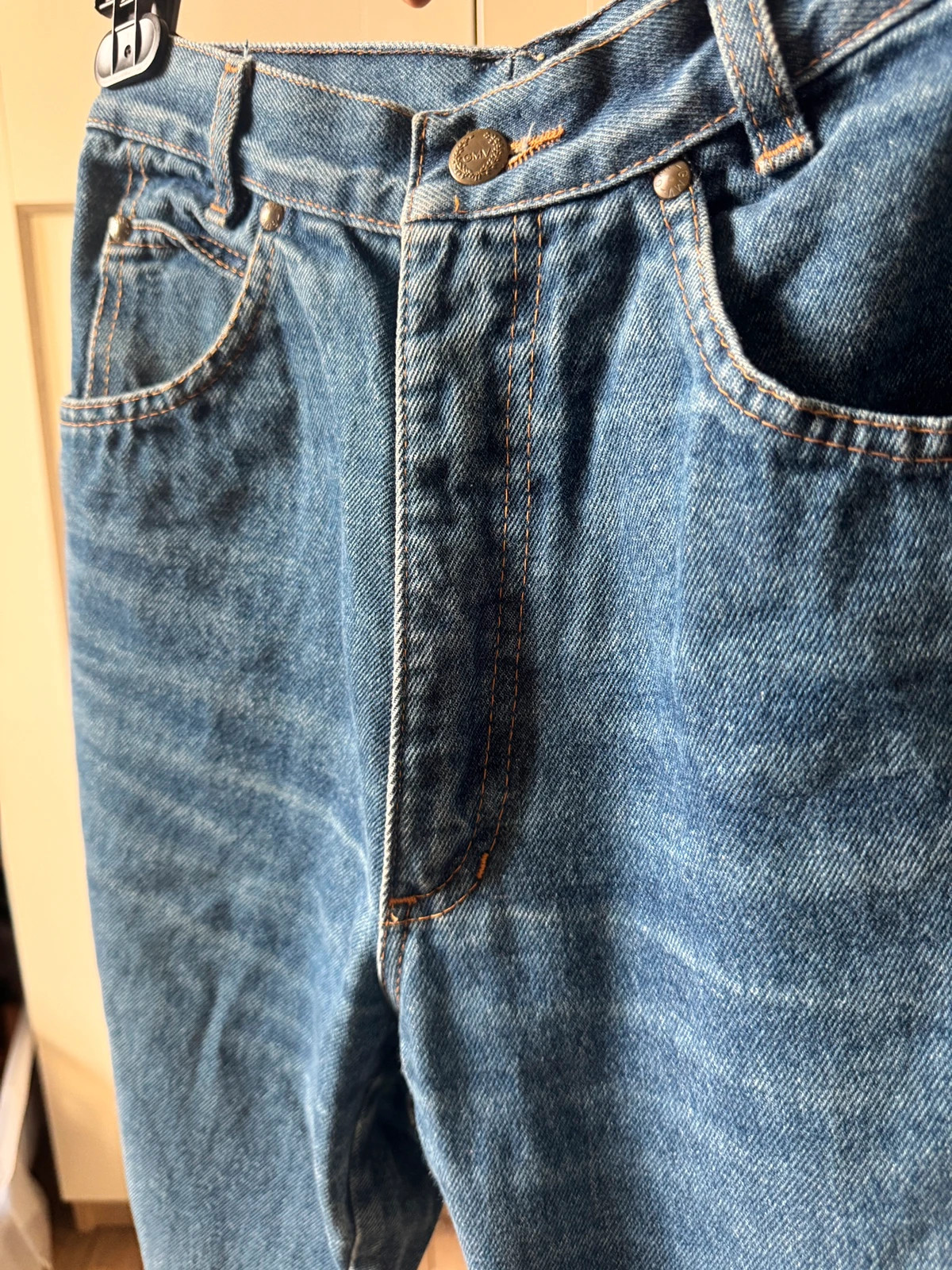 Jean vintage coupe ballon / barrel GMV – Vintage Dressing – taille XXS / 32 / 4 4