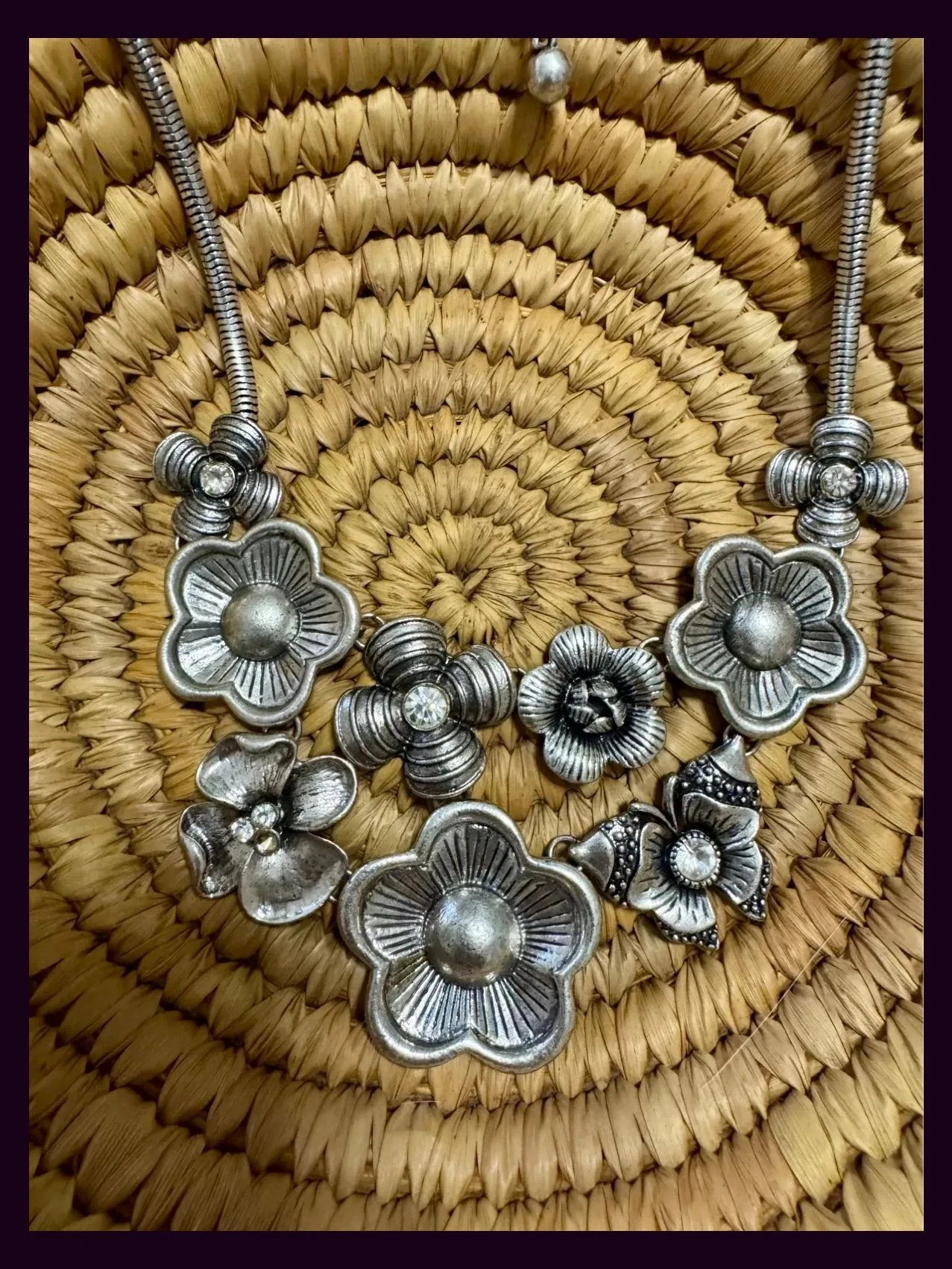 Collar vintage metal alpaca 🦋 – Vintage 2