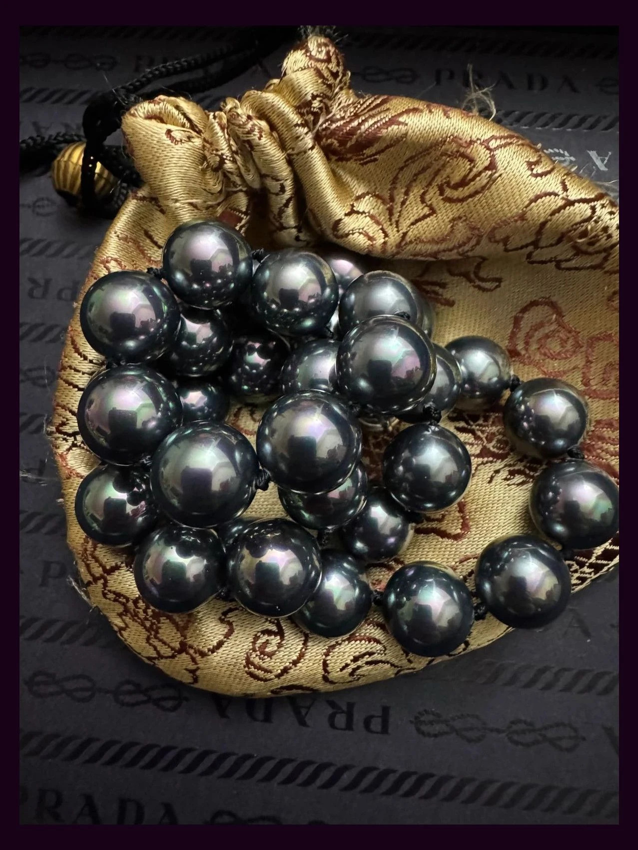 Collar perlas de laboratorio cierre acero 🦋 – Vintage Dressing 3