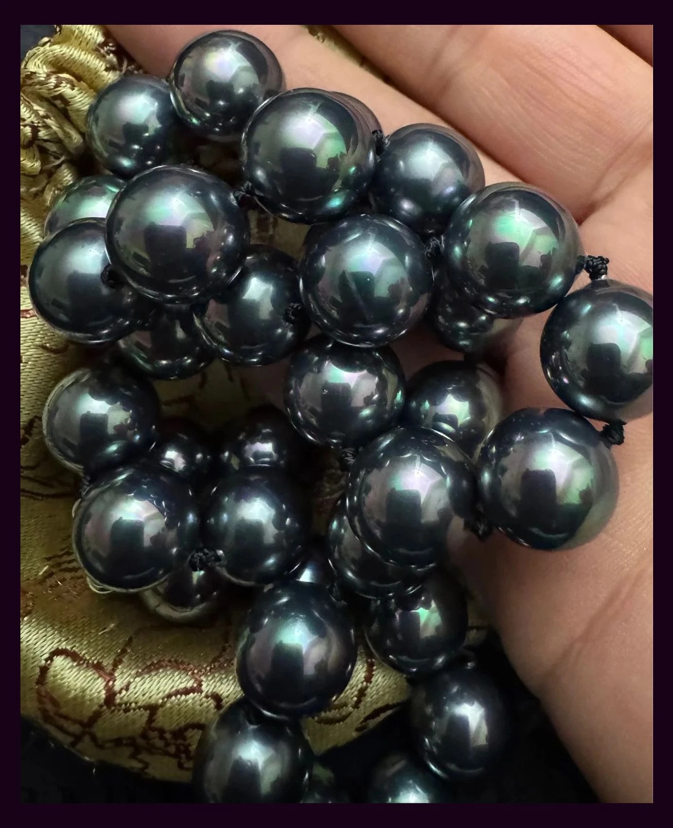 Collar perlas de laboratorio cierre acero 🦋 – Vintage Dressing 4