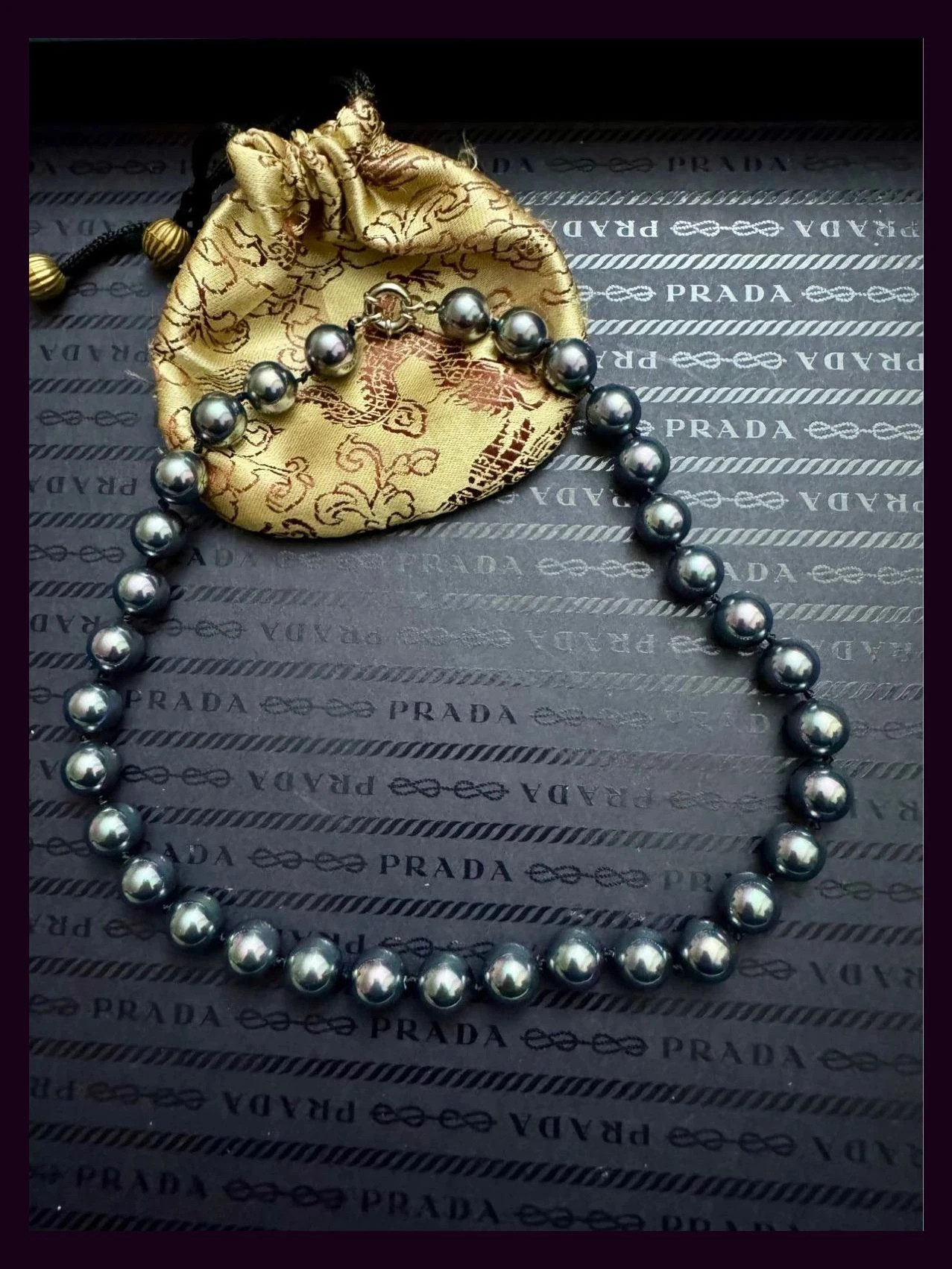 Collar perlas de laboratorio cierre acero 🦋 – Vintage Dressing
