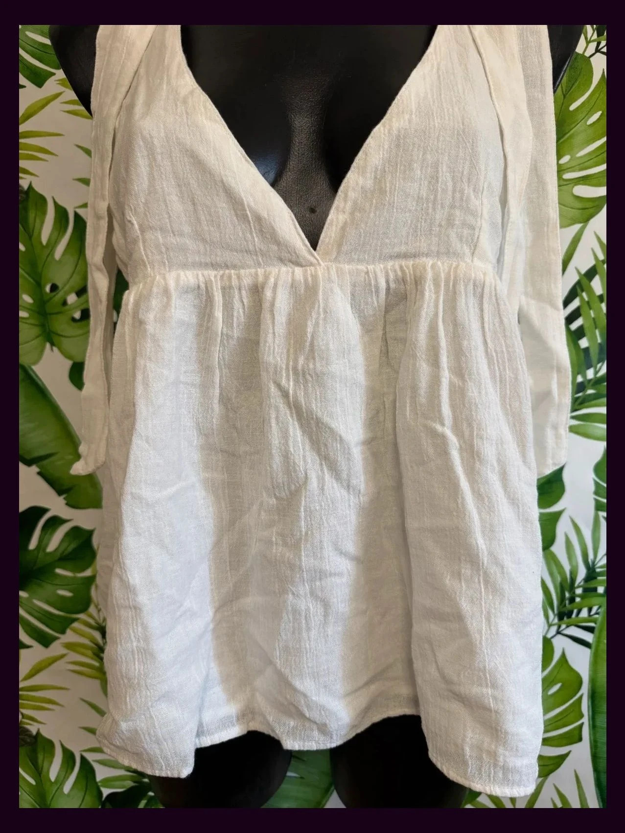 Top tirantes algodón 🦋 – Zara – taille XL / 42 / 14 2