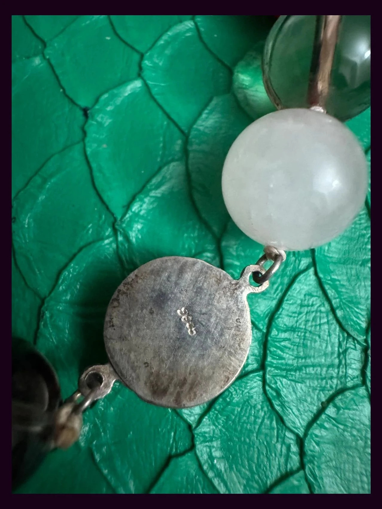Pulsera piedras naturales con cierre plata 925 🦋 – Vintage Dressing 4