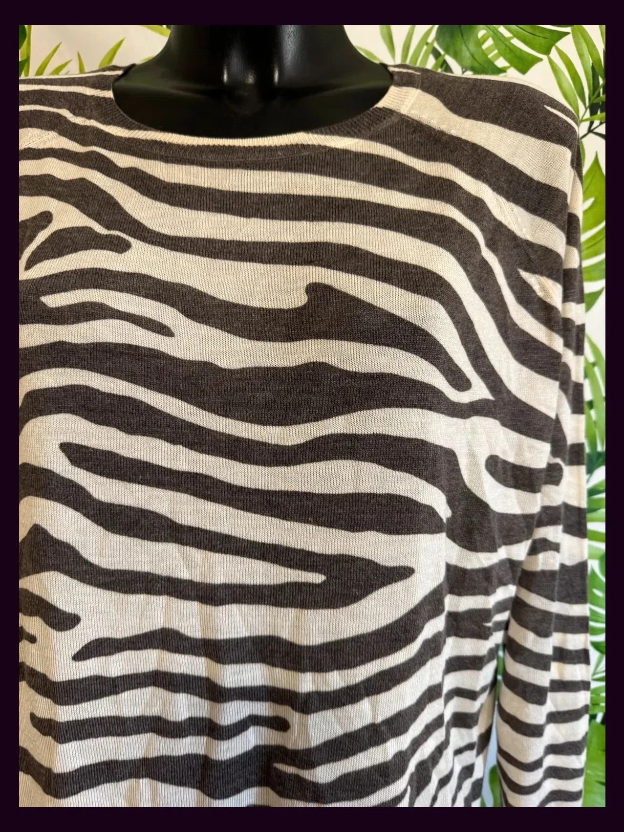 Jersey blusa punto fino 🦋 – Zara – taille L / 40 / 12 3