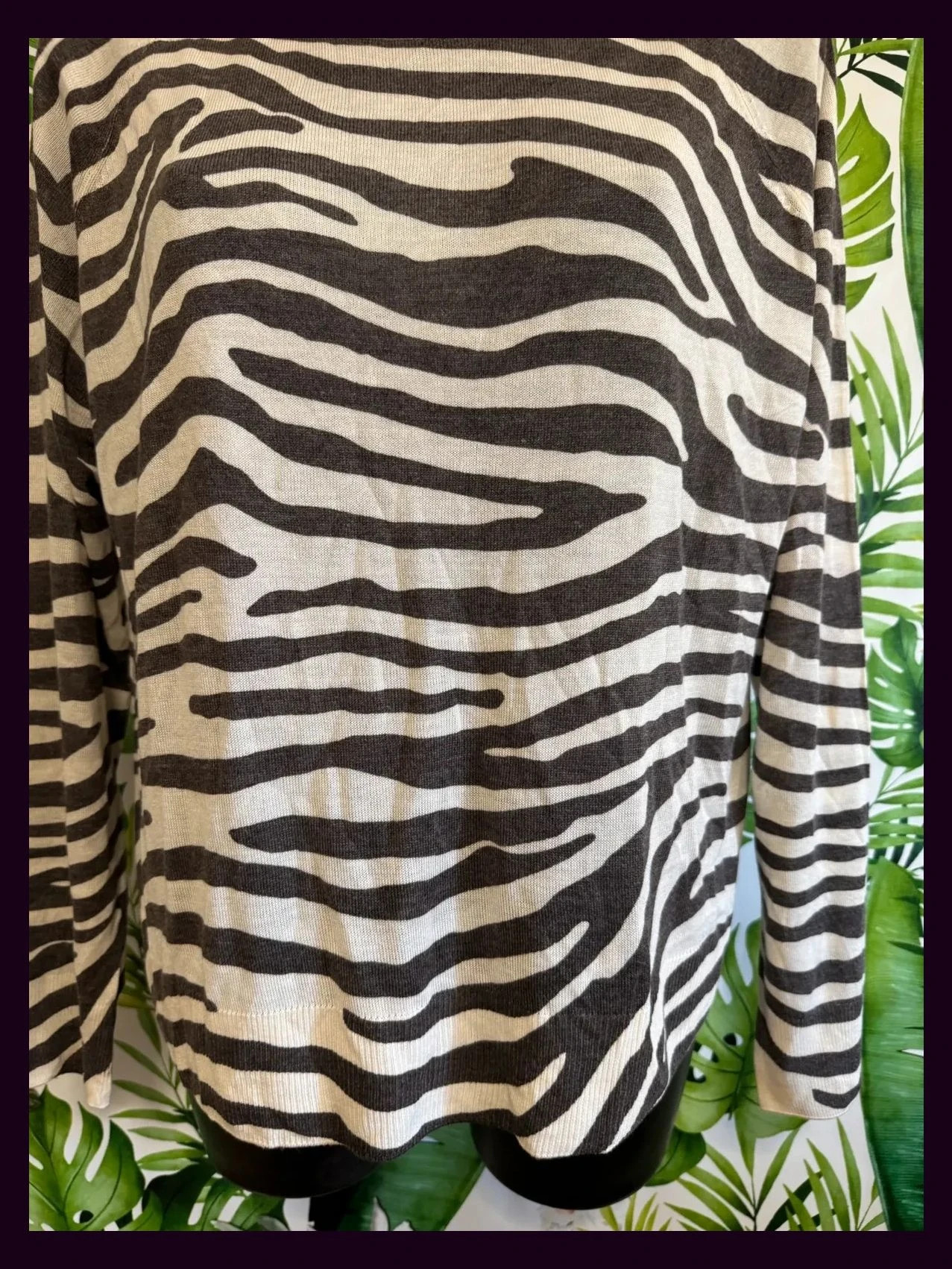 Jersey blusa punto fino 🦋 – Zara – taille L / 40 / 12 2