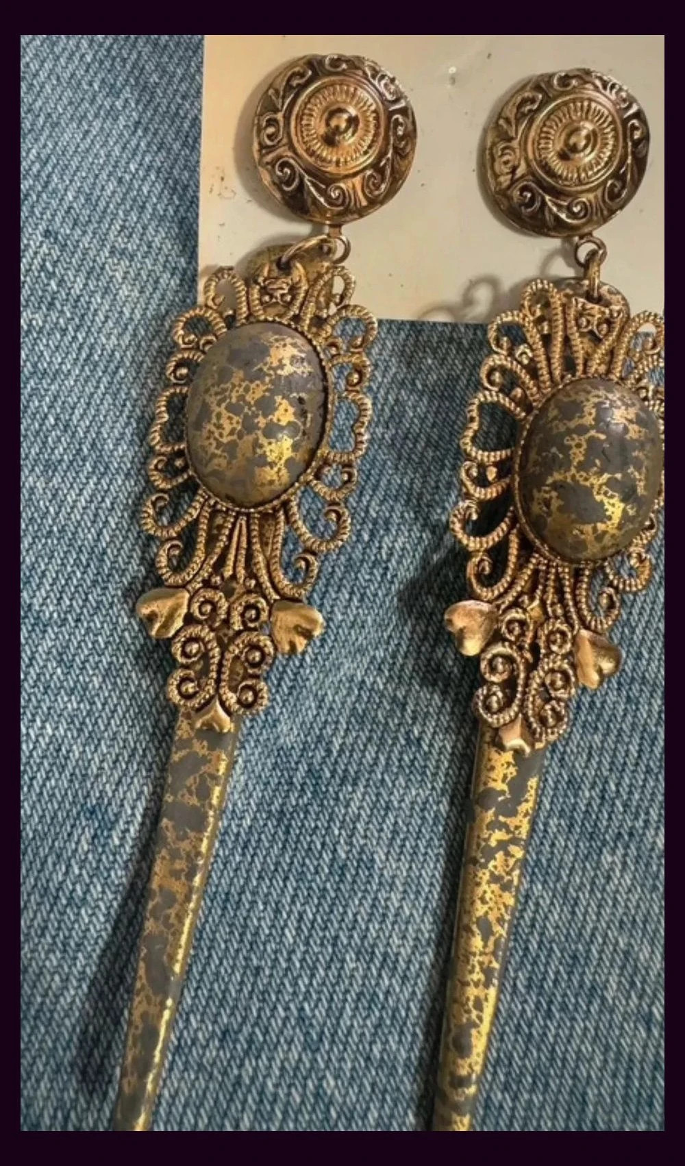 Pendientes largos vintage 🦋 – Vintage 2