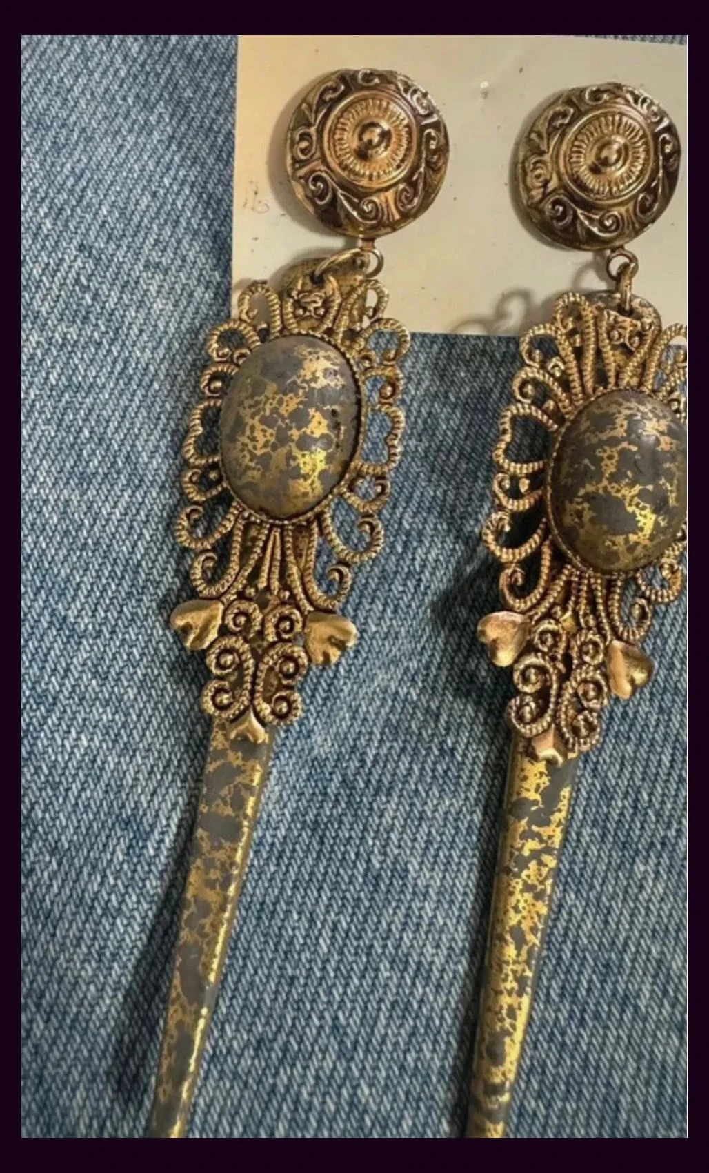 Pendientes largos vintage 🦋 – Vintage 3