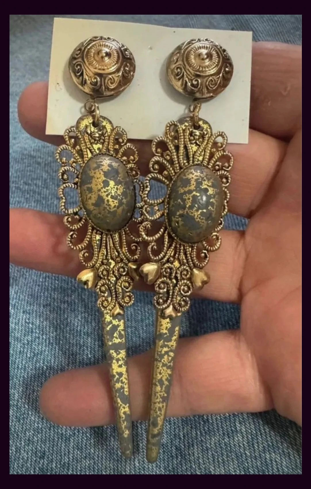 Pendientes largos vintage 🦋 – Vintage 5