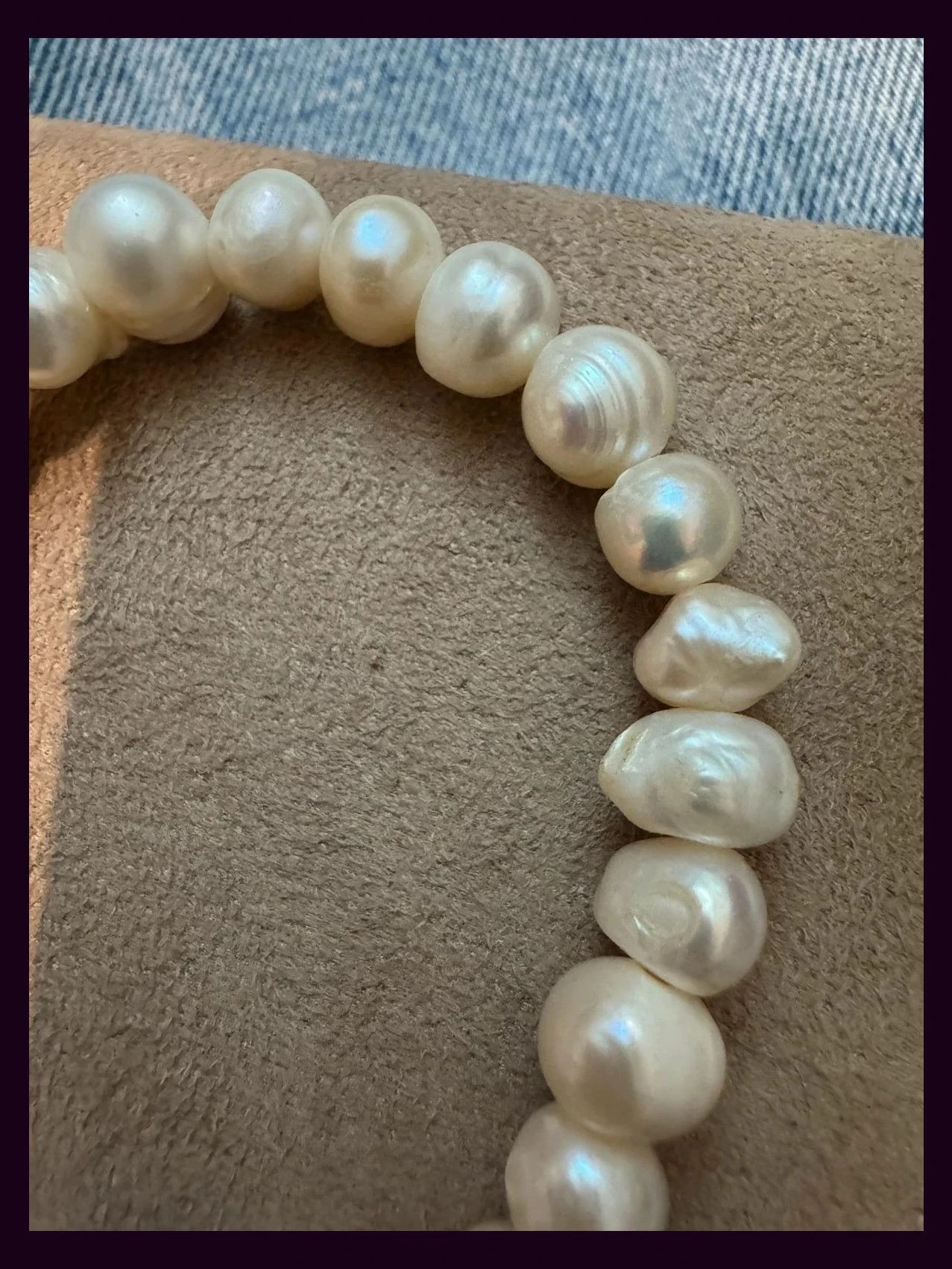 Pulsera vintage perlas de río 🦋 – Vintage Dressing 4