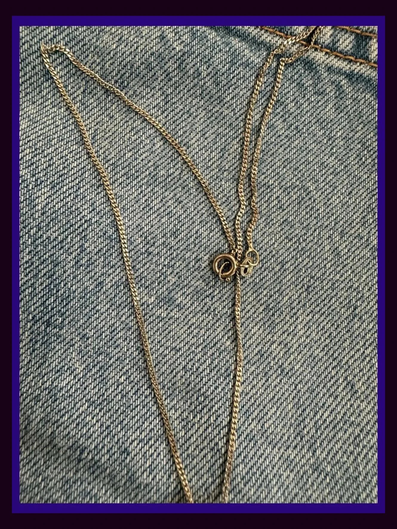 Cadena plata 925 con colgante cruz , vintage 🦋 – Plata 3