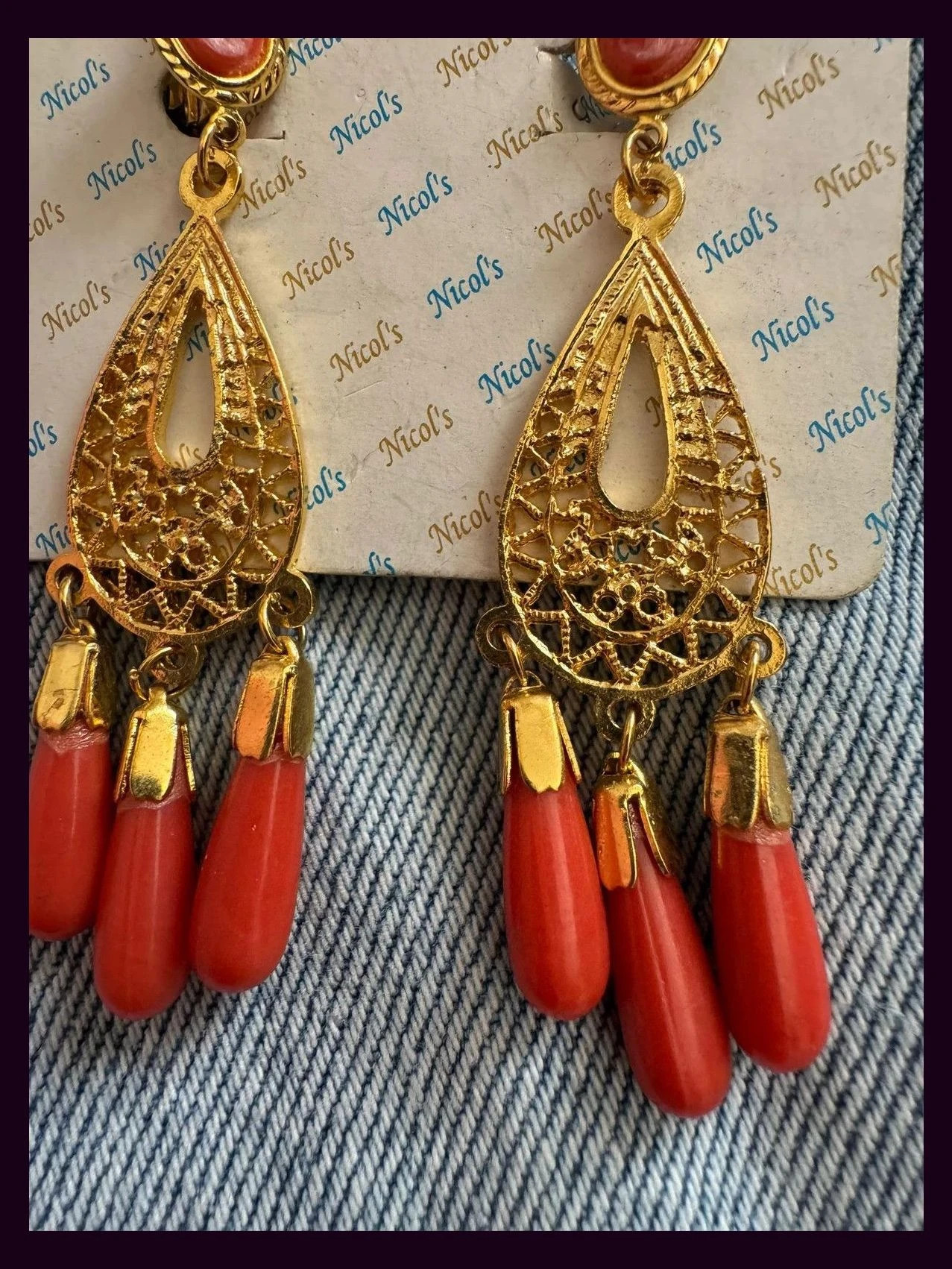 Pendientes vintage 🦋 – Vintage Dressing 2