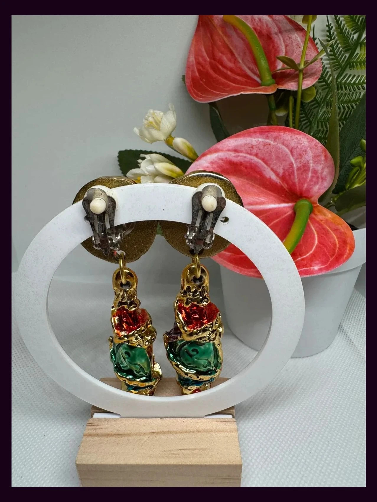 Pendientes clip vintage 🦋 – Vintage 5