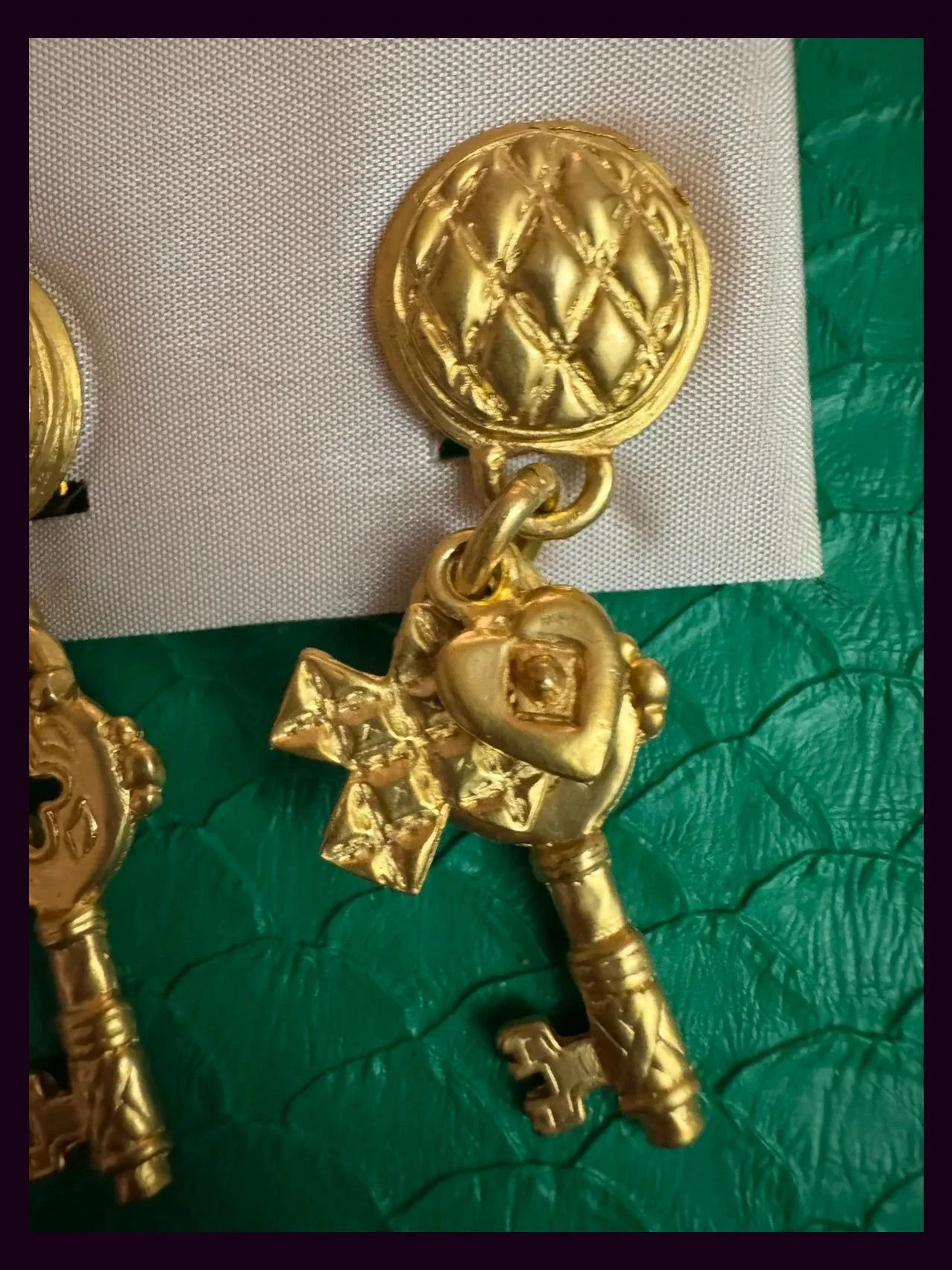 Pendientes vintage clip dorados 🦋 – Vintage 5