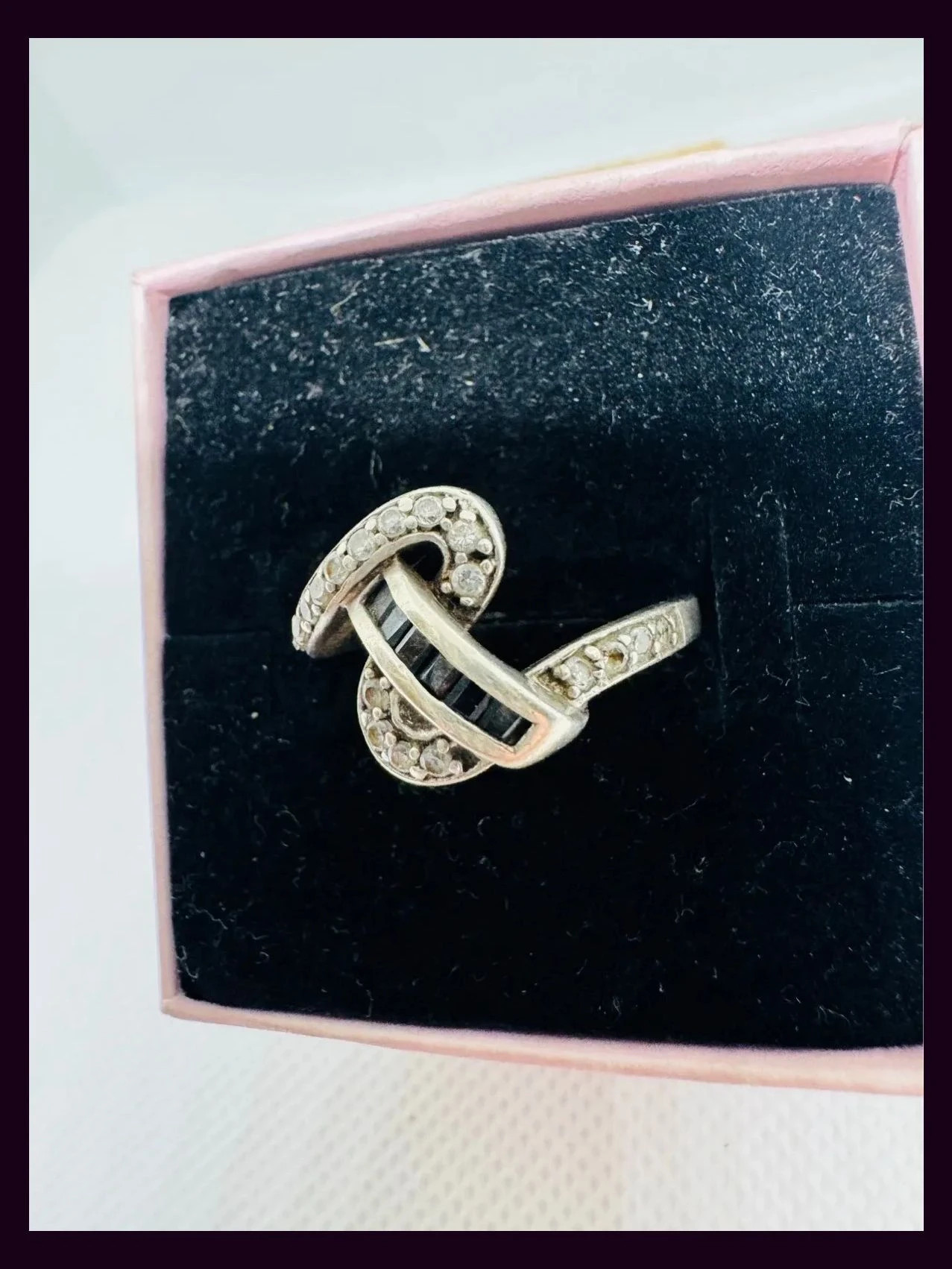 Anillo plata 925 vintage talla 19 🦋 – Plata de Ley – taille 18,5 mm 3