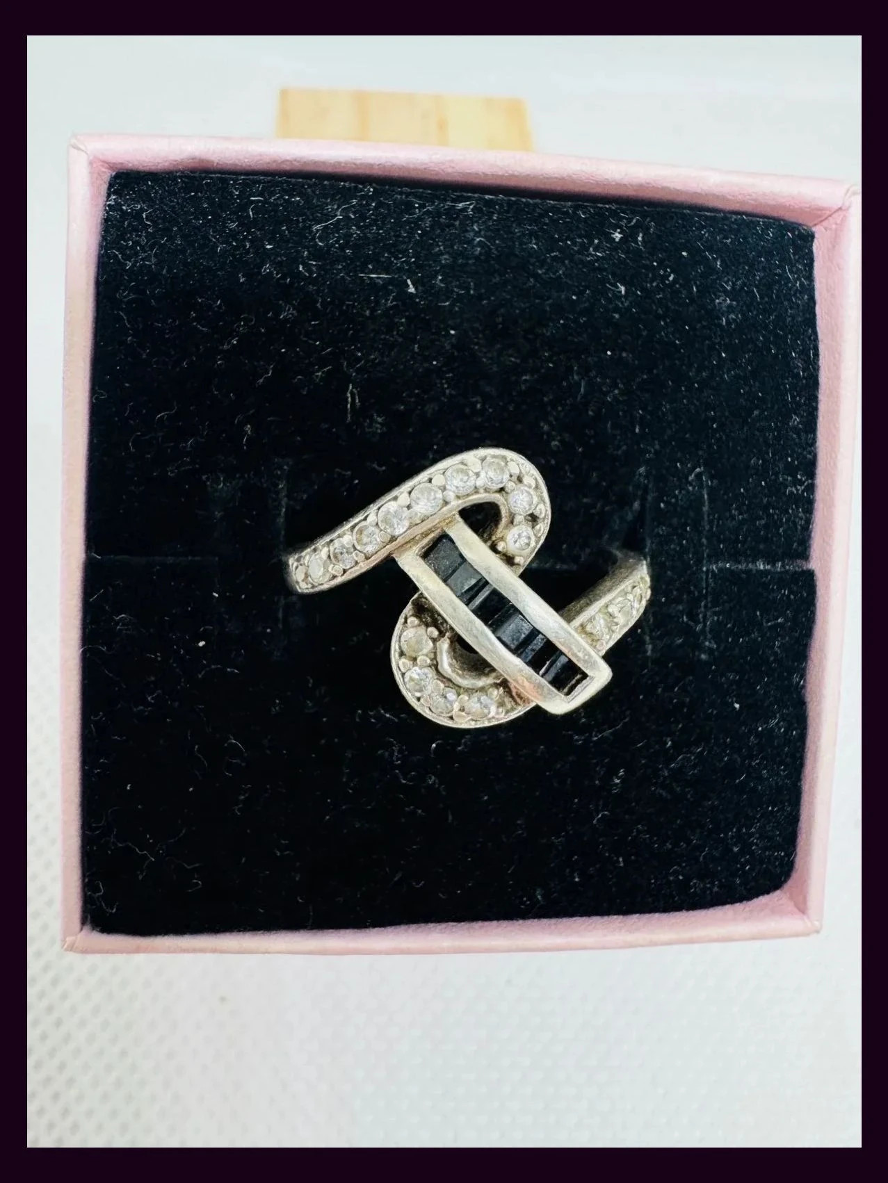 Anillo plata 925 vintage talla 19 🦋 – Plata de Ley – taille 18,5 mm 2