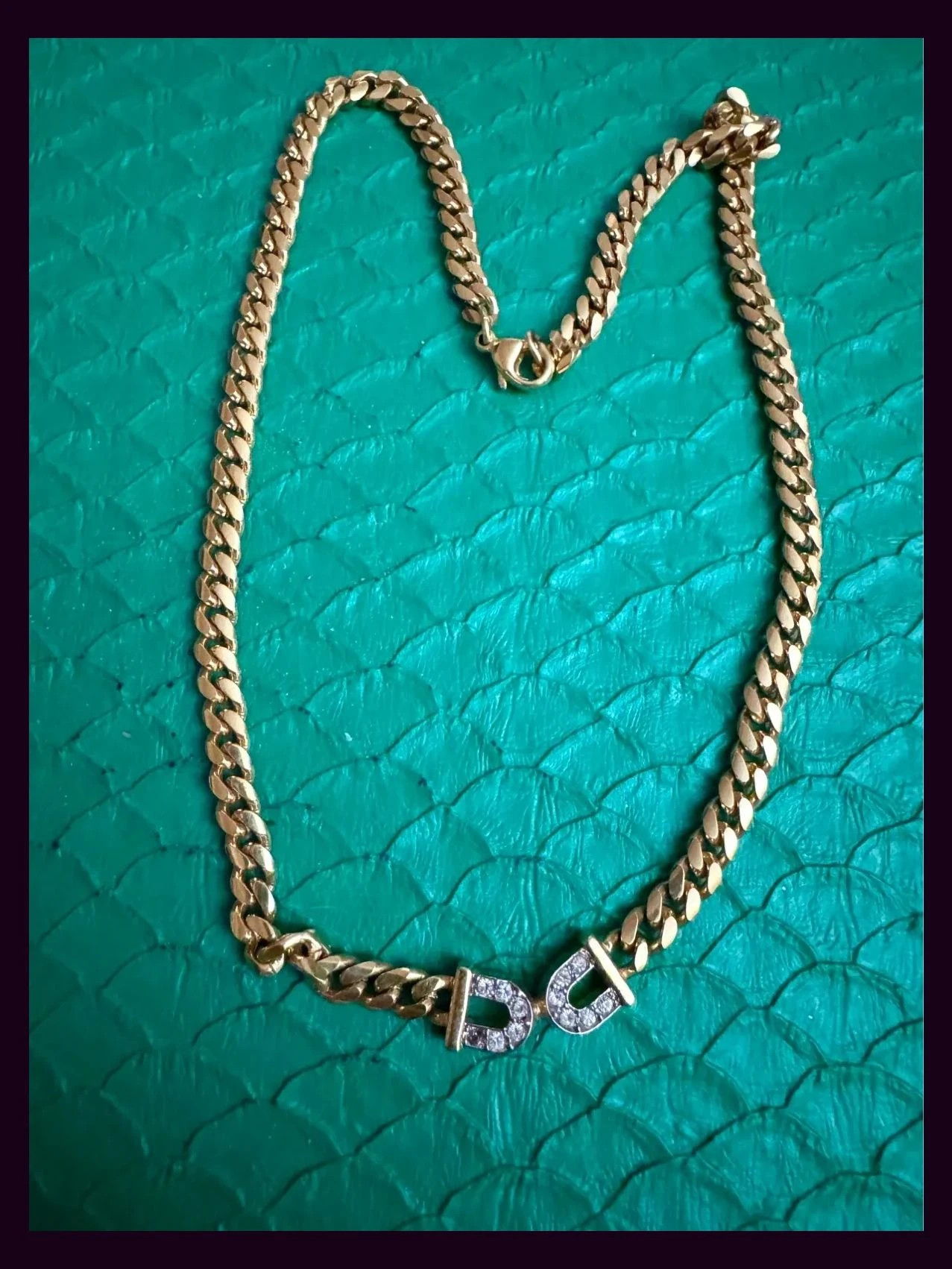 Collar chapado oro vintage 🦋 – Vintage