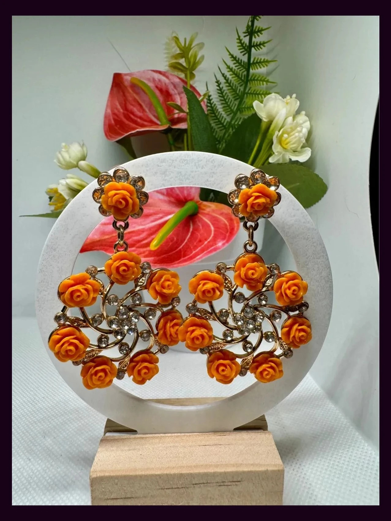Pendientes dorados vintage 🦋 – Vintage 2