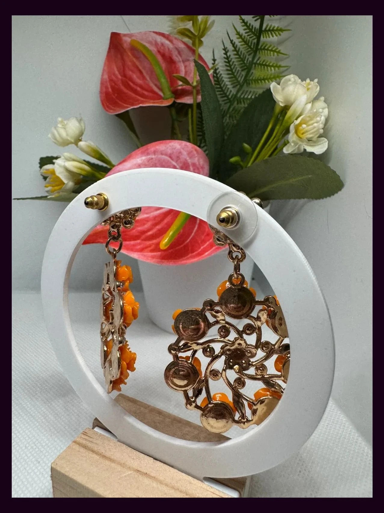 Pendientes dorados vintage 🦋 – Vintage 3