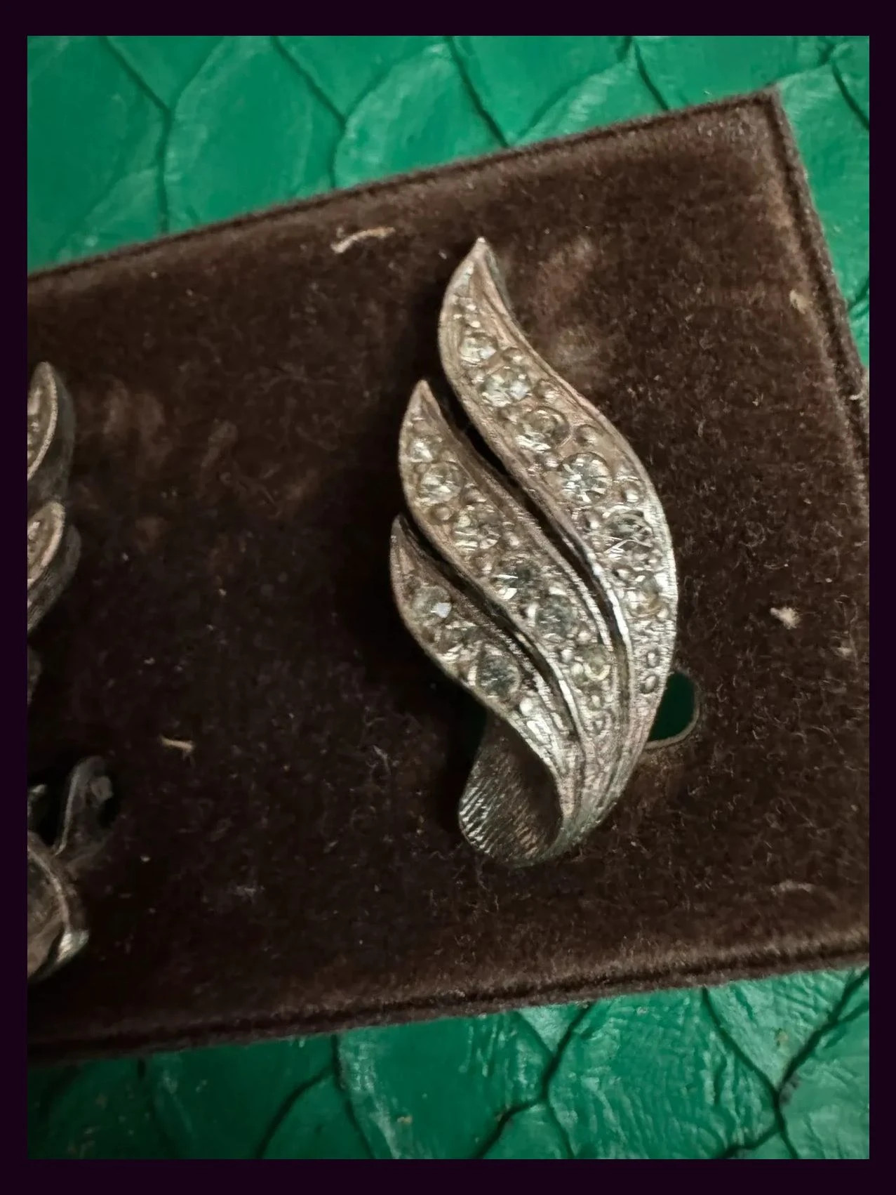 Pendientes vintage clip chapados oro 🦋 – Vintage 2